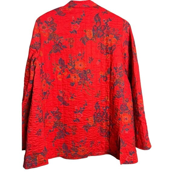 Vintage Jacket Quilted Prairie USA Union Made 1970s Handmade Pockets Large - Picture 9 of 10